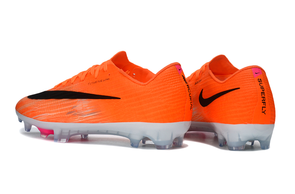 Tacos de Fútbol Nike Mercurial Vapor 17 Elite FG - Naranja, Gris y Negro (Césped Natural)