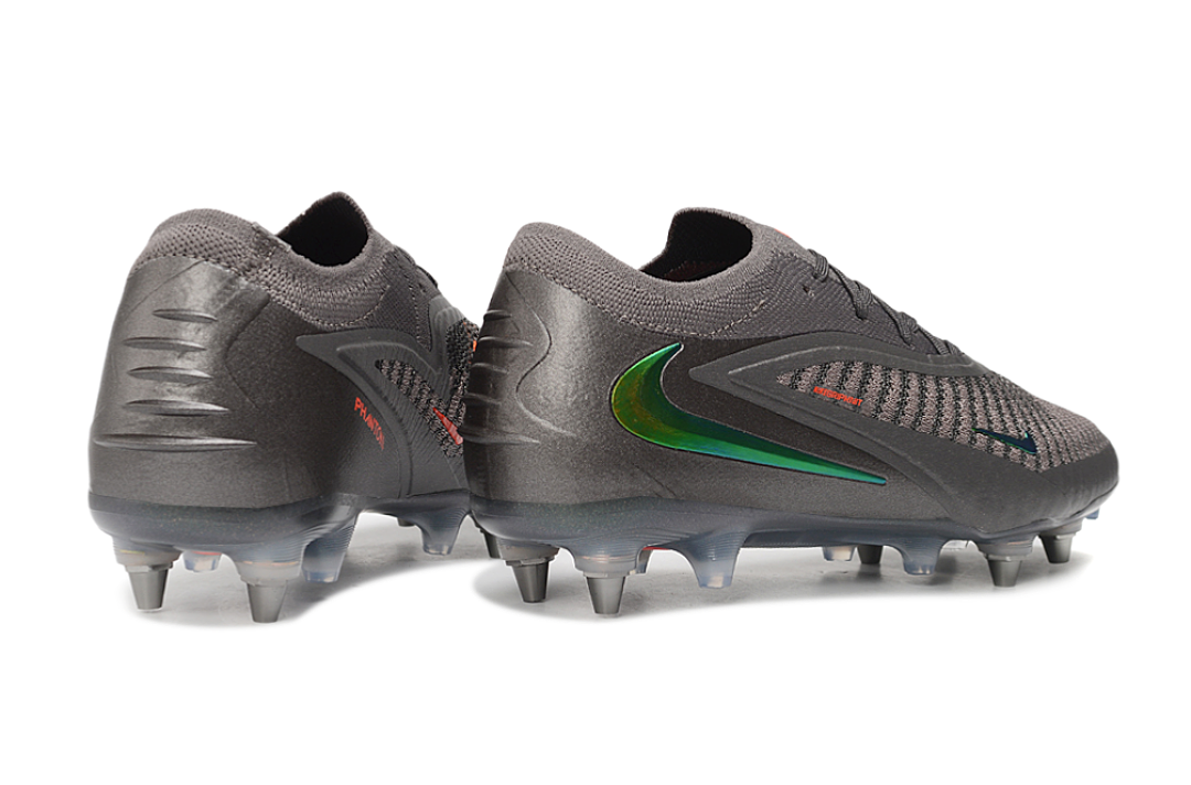 Tacos de Fútbol Nike Phantom GX 2 Elite SG - Gris / Verde (Césped Natural / Soft Ground)