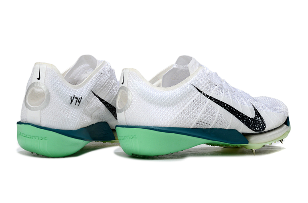 Spikes Nike Air Zoom Victory 2 (Blanco, Negro y Verde/Turquesa)