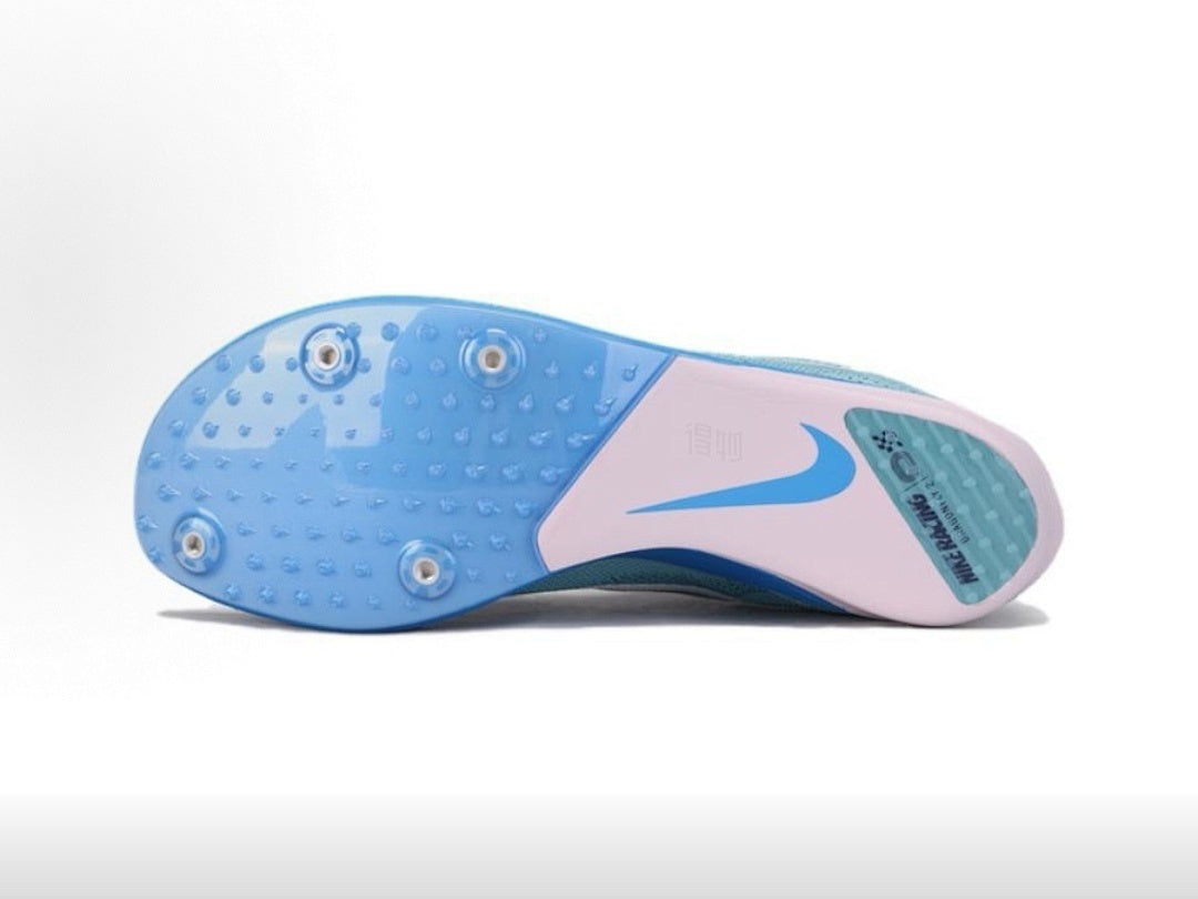 Spikes Nike ZoomX Dragonfly 2 (Azul Claro y Blanco)