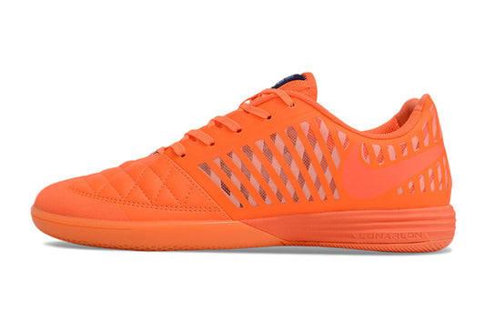 Tenis de Fútbol Nike Lunar Gato II - Naranja con Swoosh Naranja y Suela Naranja (Césped Interior / Futsal)