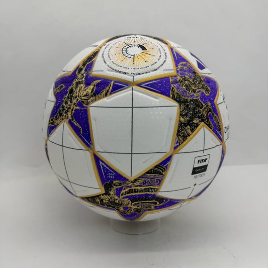 Balón Adidas UEFA Champions League 2025/2026 (Blanco, Morado y Dorado)