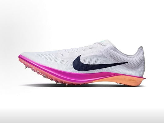 Spikes Nike ZoomX Dragonfly 2 (Blanco, Rosado y Negro)