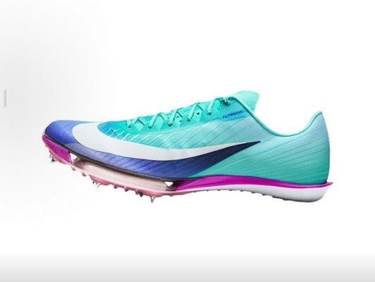Spikes Nike Air Zoom MaxFly 2 (Turquesa, Azul y Fucsia)