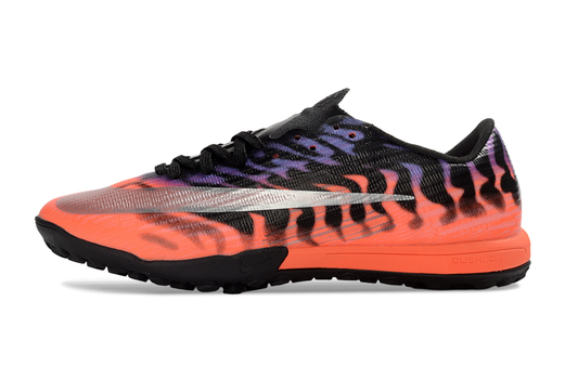 Tenis de Fútbol Nike Mercurial Vapor Academy TF - Negro, Naranja y Morado (Sintético / Turf)