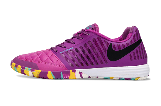 Tenis de Fútbol Nike Lunar Gato IC - Morado, Fucsia y Multicolor (Sala / Indoor)