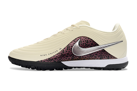 Tenis de Fútbol Nike Tiempo Legend 10 Pro TF - Beige, Leopardo y Plateado (Sintético / Turf)