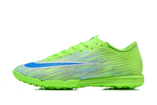 Tenis de Fútbol Nike Mercurial Vapor Academy TF - Verde Lima, Azul y Blanco (Sintético / Turf)