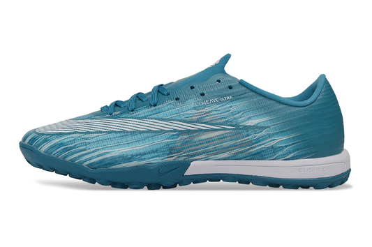 Tenis de Fútbol Nike Mercurial Vapor Academy TF - Azul Turquesa y Blanco (Sintético / Turf)