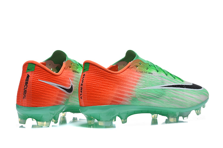 Tacos de Fútbol Nike Mercurial Vapor 17 Elite FG - Verde Menta, Naranja y Blanco (Césped Natural)