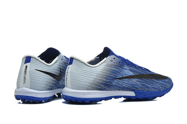 Tenis de Fútbol Nike Mercurial Vapor Academy TF - Azul, Blanco y Negro (Sintético / Turf)