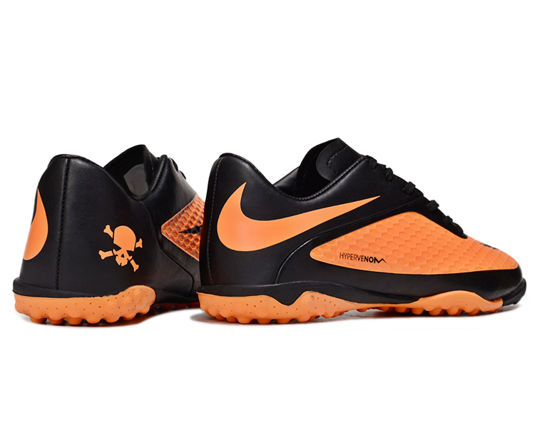 Tenis de Fútbol Nike Hypervenom Phantom TF - Naranja / Negro (Césped Sintético / Turf)