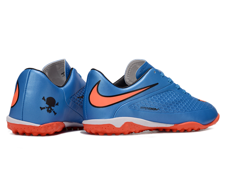Tenis de Fútbol Nike Hypervenom Phantom TF - Azul / Naranja (Césped Sintético / Turf)