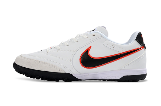 Tenis de Fútbol Nike Tiempo Legend 10 Pro TF - Blanco, Negro y Rojo (Sintético / Turf)
