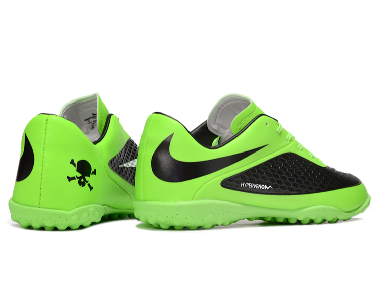 Tenis de Fútbol Nike Hypervenom Phantom TF - Verde / Negro (Césped Sintético / Turf)