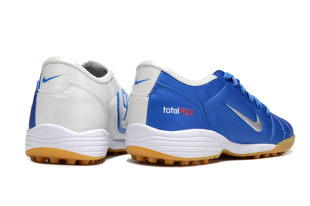Tenis de Fútbol Nike Total 90 TF - Azul / Blanco (Césped Sintético / Turf)