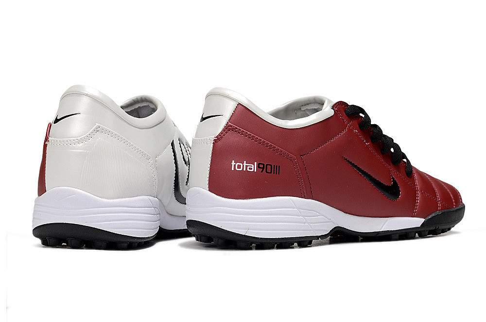 Tenis de Fútbol Nike Total 90 TF - Rojo / Blanco (Césped Sintético / Turf)