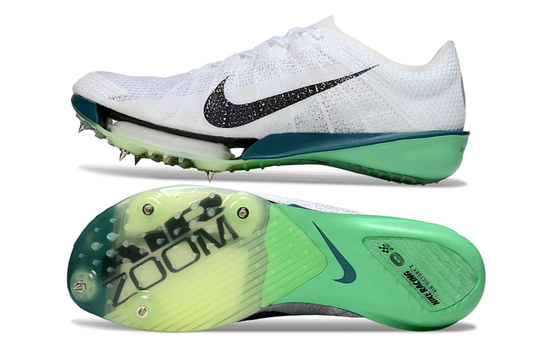 Spikes Nike Air Zoom Victory 2 (Blanco, Negro y Verde/Turquesa)