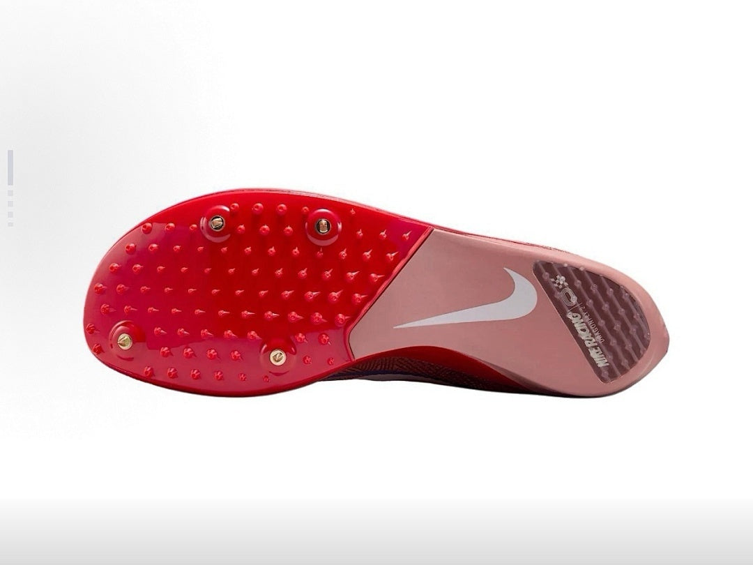 Spikes Nike ZoomX Dragonfly 2 (Rosa, Blanco y Rojo)