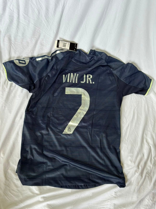 Camiseta Real Madrid 2 2025 #7 Vini JR Versión Jugador