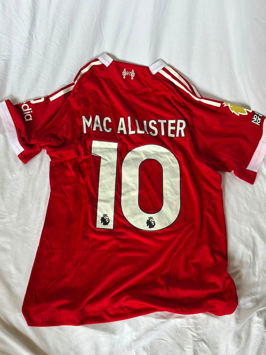 Camiseta Liverpool 1 2025 #10 Mac Allister Versión Jugador