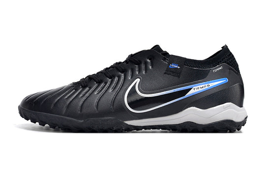 Tenis de Fútbol Nike Tiempo Legend 9 Pro TF - Negro, Blanco y Azul (Sintético / Turf)