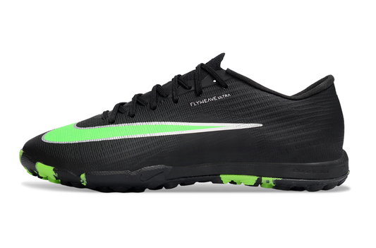 Tenis de Fútbol Nike Mercurial Vapor Academy TF - Negro y Verde Lima (Sintético / Turf)