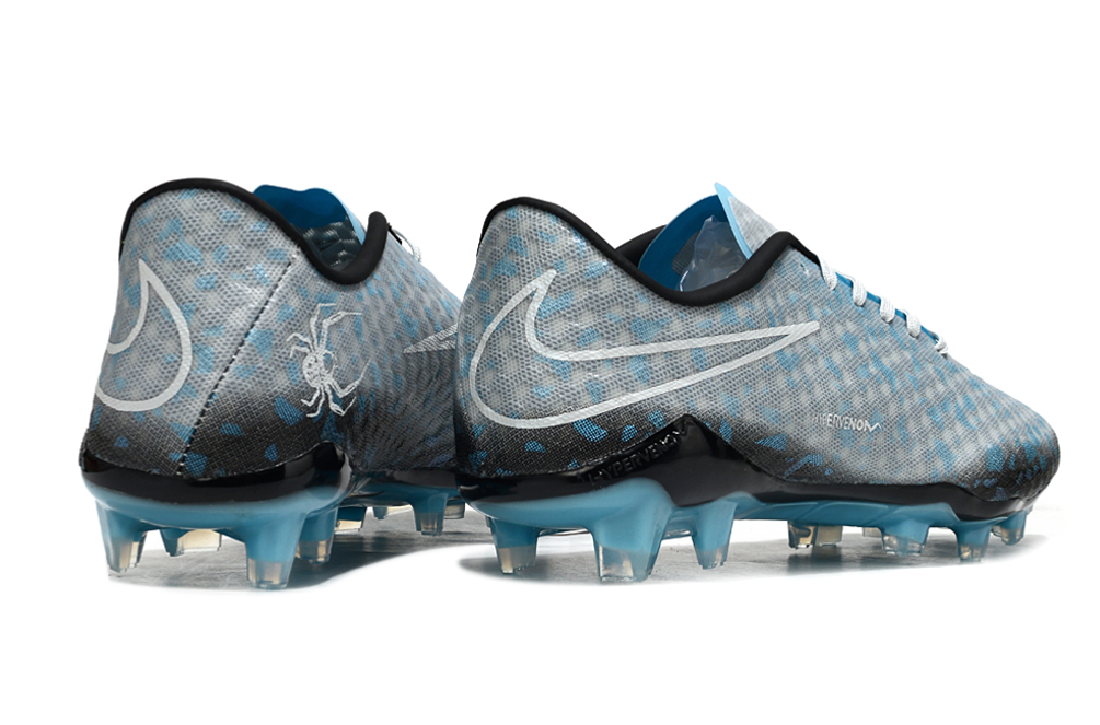 Tacos de Fútbol Nike Hypervenom Phantom FG - Celeste / Negro (Césped Natural / Firm Ground)