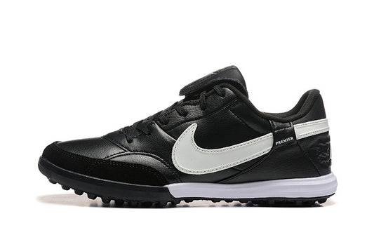 Tenis de Fútbol Nike Premier 3 TF - Negro y Blanco (Sintético / Turf)