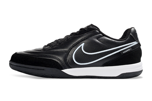 Tenis de Fútbol Nike Tiempo - Negro, Blanco y Gris (Césped Interior / Futsal)