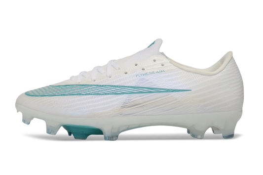 Tacos de Fútbol Nike Mercurial Vapor 17 Elite FG - Blanco y Turquesa (Césped Natural)
