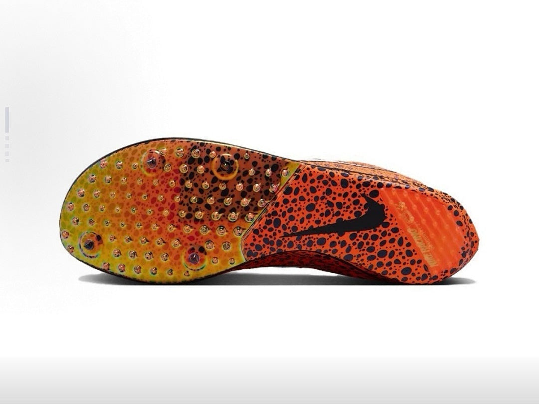 Spikes Nike ZoomX Dragonfly 2 (Naranja con Estampado/Cheetah)