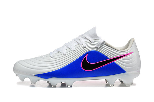 Tacos de Fútbol Nike Tiempo Legend 10 Elite FG - Blanco, Azul y Rosa (Césped Natural / Firm Ground)