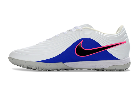 Tenis de Fútbol Nike Tiempo Legend 10 Pro TF - Blanco, Azul, Negro y Rosa (Sintético / Turf)