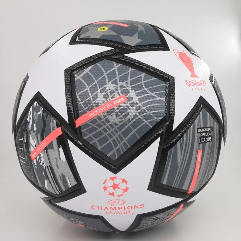 Balón Adidas UEFA Champions League Istanbul 21 Final Match Ball (Blanco, Gris y Rojo)