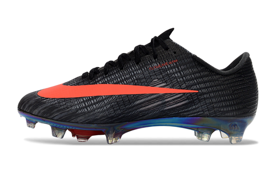Tacos de Fútbol Nike Mercurial Vapor 17 Elite FG - Negro, Gris y Naranja (Césped Natural)