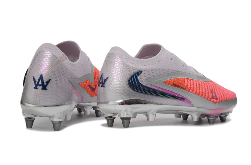 Tacos de Fútbol Nike Phantom GX 2 Elite SG - Plateado / Naranja (Césped Natural / Soft Ground)