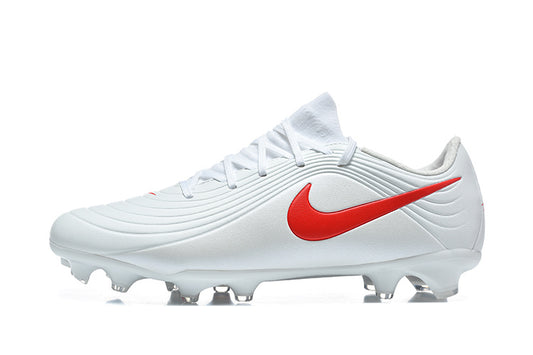 Tacos de Fútbol Nike Tiempo Legend 10 Elite FG - Blanco y Rojo (Césped Natural / Firm Ground)