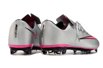 Tacos de Fútbol Nike Mercurial Vapor 10 FG - Plata / Rosado (Césped Natural / Firm Ground)