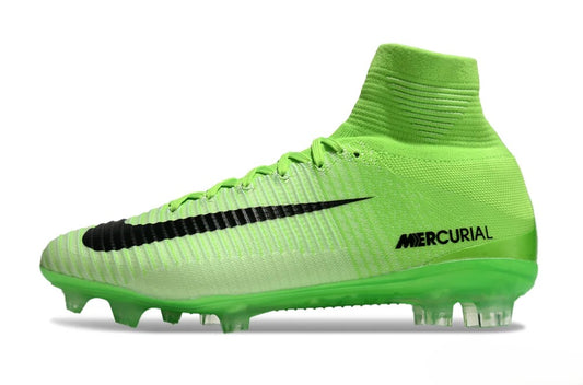 Tacos de Fútbol Nike Mercurial Superfly 5 Elite FG - Verde y Negro (Césped Natural)