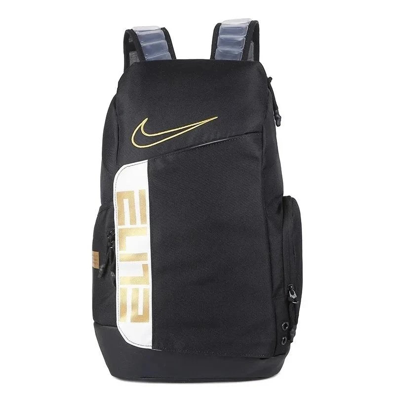 Mochila Nike Hoops Elite - Negro / Dorado / Blanco