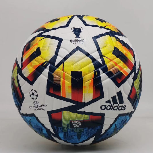 Balón Adidas UEFA Champions League Istanbul 21 Final Official Match Ball (Blanco, Azul, Amarillo y Naranja)