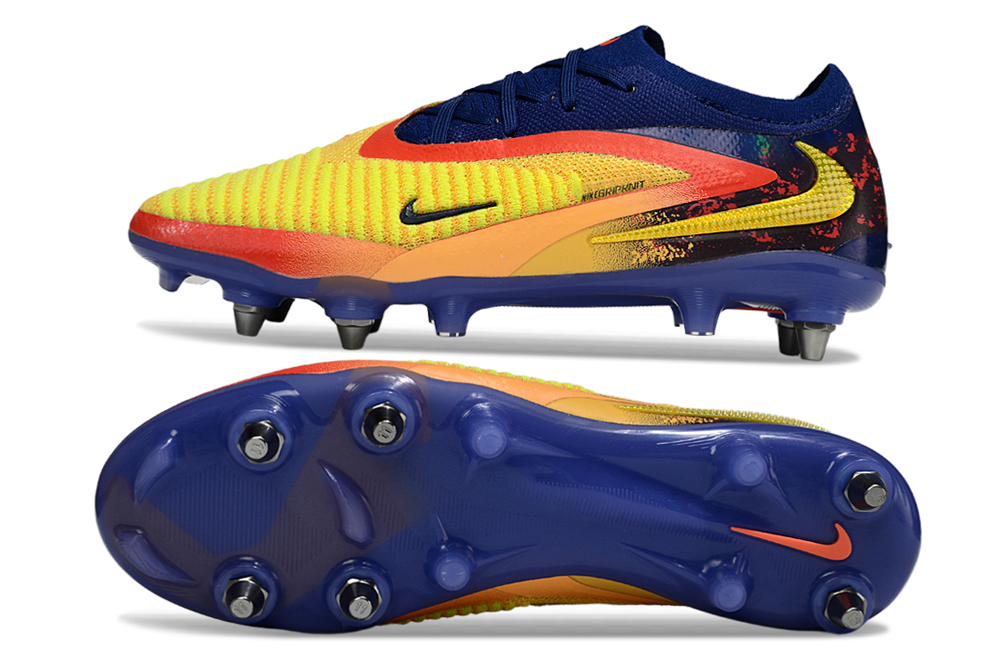 Tacos de Fútbol Nike Phantom GX 2 Elite SG - Azul / Amarillo (Césped Natural / Soft Ground)