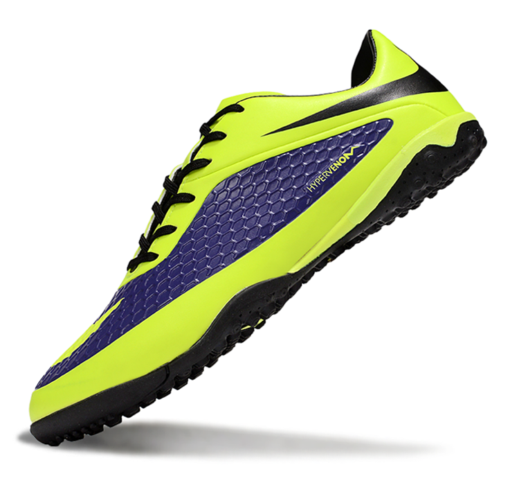 Tenis de Fútbol Nike Hypervenom Phantom TF - Amarillo / Morado (Césped Sintético / Turf)