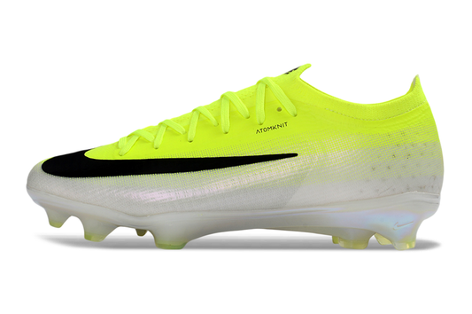 Tacos de Fútbol Nike Mercurial Vapor 17 Elite FG - Amarillo Volt y Blanco (Césped Natural)