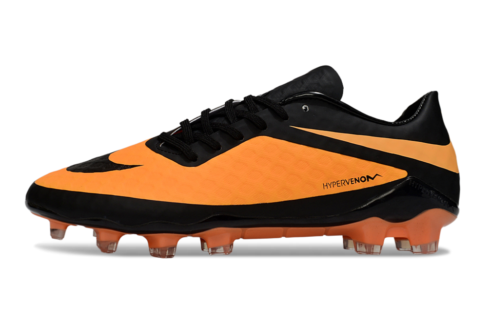 Tacos de Fútbol Nike Hypervenom Phantom FG - Naranja / Negro (Césped Natural / Firm Ground)