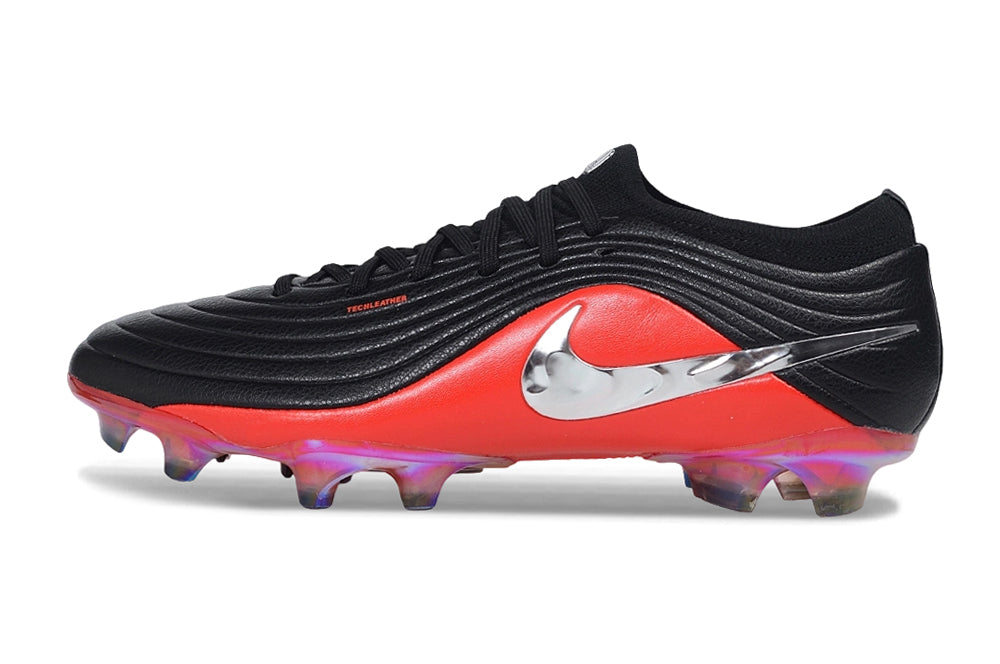 Tacos de Fútbol Nike Tiempo Maestro FG - Negro / Rojo (Césped Natural / Firm Ground)