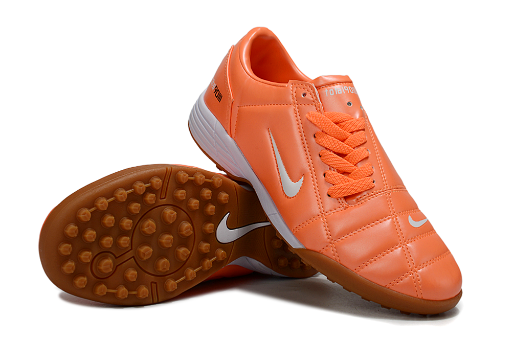 Tenis de Fútbol Nike Total 90 TF - Naranja / Blanco (Césped Sintético / Turf)