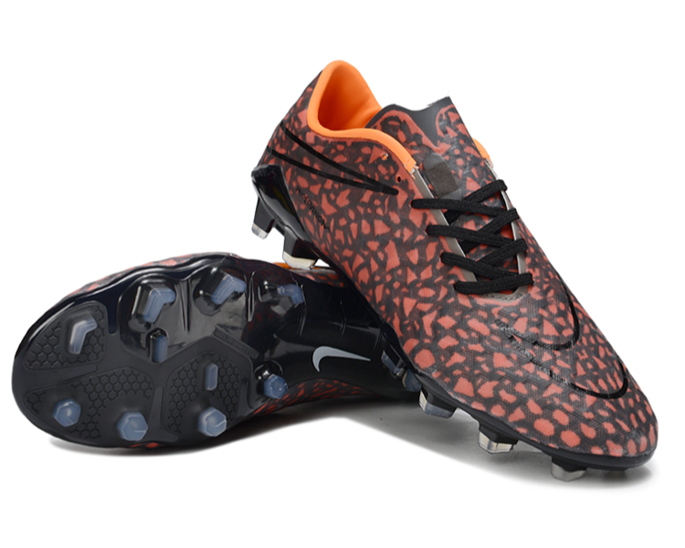 Tacos de Fútbol Nike Hypervenom Phantom FG - Naranja / Negro (Césped Natural / Firm Ground)