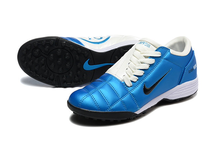 Tenis de Fútbol Nike Total 90 TF - Azul / Negro (Césped Sintético / Turf)